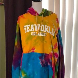 Tie Dye Sea World Orlando sweatshirt